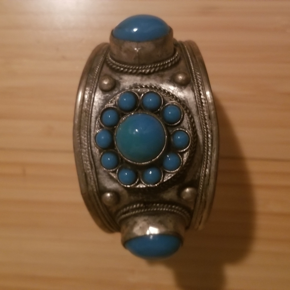 Turquoise cuff bracelet